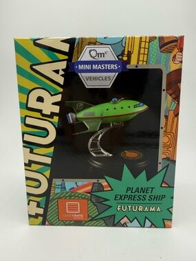 FUTURAMA Planet Express Ship QMX Mini Masters Model Loot Crate Exclusive 2016
